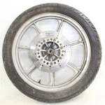 1990 Kawasaki Vulcan 750 Front Wheel Rim W/ Brake Rotors. Fixed Price $99.99.