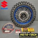 02-23 2021 Suzuki 14" Excel Rear Wheel Dubya Hub Blue 313. Fixed Price $400.00.