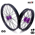 Kke 19/16" Wheels Rims Set Fit E-ride Pro-ss 2024 Purple Hubs Black Spokes. Fixed Price $569.00.
