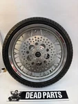 Harley Aluminum 17" Dual Disc 35MM Excel 17X2.50 Metzeler Wheel Rim Look. Fixed Price $500.00.
