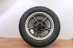 1986 Honda VF700 Magna Rear Wheel Assembly W/ Final Drive Flange And Tire. Fixed Price $149.00.