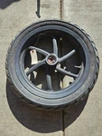08-15 Kymco Super 150 Front Wheel Rim Tire 14X3. Fixed Price $159.91.