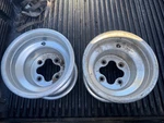 87-92 Honda TRX-250X Four Trax Rear Wheels, 42701-HC0-771 9X8. Fixed Price $99.00.