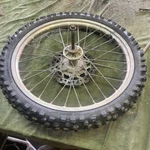 2008 Kawasaki KLX140 19 Big Wheel Oem Front Rim Hub Spokes. Fixed Price $178.75.