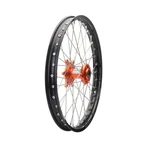 Tusk 01-MF-160-21-18 Impact Complete Wheel-front 21X1.60 Black Rim/silver Spoke. Fixed Price $312.44.