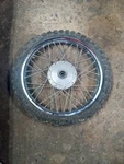 1984 Kawasaki KD80M Front Wheel Rim Assembly. Fixed Price $118.13.