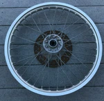Kawasaki KX500 Front Wheel ( 1.60 21 ) Fits 1988 Used Part P/n 41090-1062. Fixed Price $200.00.