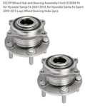 2PCS Front Wheel Hub Bearing Hyundai Santa Fe 07-14 / Sport 13-20 5-LUG. Fixed Price $59.99.