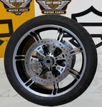 Oem 00-26 Genuine Harley Touring Slicer Impeller 18"X3.5 Front Wheel Tire Rotors. Fixed Price $599.95.