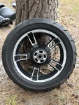 Genuine Oem 14-16 Harley Touring Glide Enforcer Rear Wheel Rim 16X5.0, E16X5.0MT. Fixed Price $275.00.