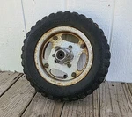 1980 1982 Honda Z50R Rear Wheel Rim & Hub. Fixed Price $129.00.