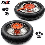 Kke 17" Cush Drive Supermoto Wheels Tires For 2023-2026 Ktm Sxf Xcf 125-500CC. Fixed Price $1149.00.