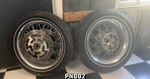 Harley Davidson Chrome Profile Laced Wheel. Fixed Price $700.00.