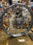 Dual Disc Front Wheel Harley Wide Glide Softail 80-99 Fxst Twisted Spoke 2.15X21. Fixed Price $299.95.