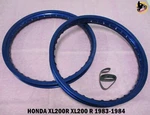 Fit Honda XL200R 1983-1984 Aluminium Blue Front+ Rear Wheel Rim Set *NAN3945*. Fixed Price $192.85.