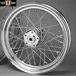 40 Spoke Laced Front Wheel Rim 16 3.00" & Hub Fits For Harley Touring 1987-1999. Fixed Price $379.99.