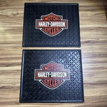 Harley-davidson Utility Orange Bar & Shield Floor Garage Mats Black 16"X 14". Fixed Price $39.99.