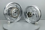 2009 Harley Street Glide Components Savage 21"/18" Front & Rear Chrome Wheel. Fixed Price $1200.33.