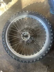 1994 Suzuki RM125 Oem Front Wheel Rim Tire Hub Rotor 55311-27C00 55311-28C01 21". Fixed Price $79.99.