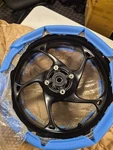2025 Triumph Daytona 660 Rear Wheel Rim Brand New In Box. Fixed Price $595.00.