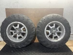 Yamaha Grizzly 660 Front Wheels And Tires 4/110 25X8-12. Fixed Price $223.25.
