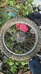 Kawasaki Ke 100 Rear Wheel Rim Hub Tire 41034-1048 1982-2000. Fixed Price $100.00.