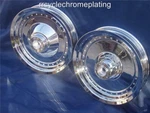 Harley Davidson Chrome Wheels 2000-2006 Exchange Program Flstf. Fixed Price $969.00.