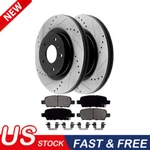 Rear Drilled Rotors & Brake Pads For 2009-2014 2016 2020 Nissan Maxima 3.5L. Fixed Price $59.99.