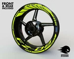 Wheel Stickers For Yamaha FZ09 FZ-09 Rim Tape Motorcycle Decals Graphics 17". Fixed Price $88.19.