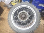 Yamaha 1978 Rear Wheel/rim. Fixed Price $119.99.