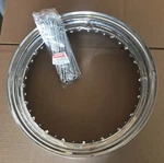 Replica Harley Knucklehead Panhead Chrome Rim 16" 40 W/ Spokes (1025). Fixed Price $125.00.