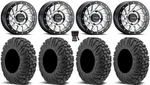 Raceline Squad Bdlk 15" Wheels Si +38MM/+10MM 30" Motovator Tires Honda Talon. Fixed Price $1933.48.
