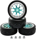 4PCS 12MM Hex Hub Rc Cars Wheels And TIRES,62MM On Road Touring Rubber Racing. Fixed Price $16.18.