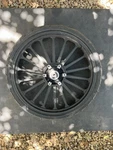 Johnny Pag Barhog Black 21" Front Rear Rims & Wheels F80/90-21 R160/80-16. Fixed Price $500.00.
