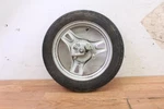 1985 Honda NQ50 Spree Front Wheel W/ Brake Plate. Fixed Price $89.00.