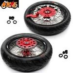 Kke 17" Supermoto Tires Wheels For Honda CRF250R CRF450R 14-2026 CRF450L 19-2021. Fixed Price $1049.00.