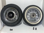 1996 Kawasaki Vulcan 800 Wheel Set (read Description)(oem). Fixed Price $350.00.