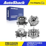 Front Rear Wheel Hub Bearing Assemblies For Infiniti, Q50 2014-2023. Fixed Price $124.01.
