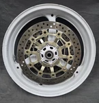 2007-2012 Honda CBR600RR Oem 17" White Front Rim / Wheel -- Straight. Fixed Price $199.99.