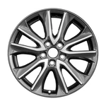 Refurbished Machined And Painted Dark Charcoal Metallic Aluminum Wheel 18 X 7. Fixed Price $243.23.