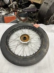 Harley Hummer Front Wheel Scat Bobcat Hub Spoke Rim Part Out Have Others Genuine. Fixed Price $275.00.