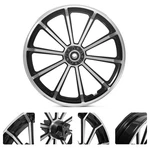 21" Front Wheel Rim Dual Disc Hub For Harley Touring Baggers Street Glide 09-25. Fixed Price $328.68.