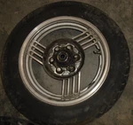 1987 Yamaha Venture Rear Back Rim Wheel Tire ROTOR130/90-16 16". Fixed Price $149.95.