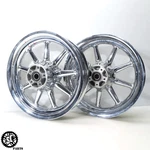 2007 Harley Davidson Electra Glide Cvo Chrome Front Rear Wheels 16X3 Wagon. Fixed Price $795.00.