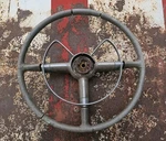 Used Original 1949 Oldsmobile Butterfly Steering Wheel Dynamic 88 98. Fixed Price $349.00.