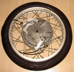 WM1 1.60 X 18 -40 Hole Genuine Borrani Flanged Alloy Motorcycle Rim, 210 Fontana. Fixed Price $7995.00.