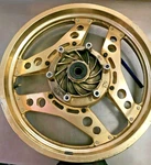 Honda VF750 Rear Wheel Interceptor RC15 Gold Rck 1431. Fixed Price $33.83.
