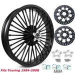 For Harley Touring 21X3.5 Fat Spoke Front Wheel Rotors Flht Flhr Fltr Flhx 00-07. Fixed Price $398.99.