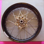 03-06 Kawasaki KX125 KX250F KX450F RMZ250 Talon Black Nickel Rear Wheel 17X4.25. Fixed Price $689.99.