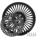 16X5.5 Fat Spoke Rear Wheel Cush W/ Rotor For Harley Touring Road King 2009-2023. Fixed Price $319.21.